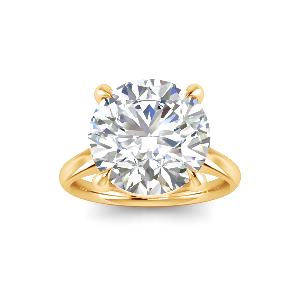 6ct Round Cut Solitaire Diamond Wedding Ring