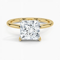 2ct Princess Cut Solitaire Diamond Wedding Ring