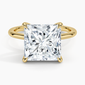 5.5ct Princess Cut Solitaire Diamond Wedding Ring