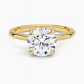 1ct Round Cut Solitaire Diamond Wedding Ring