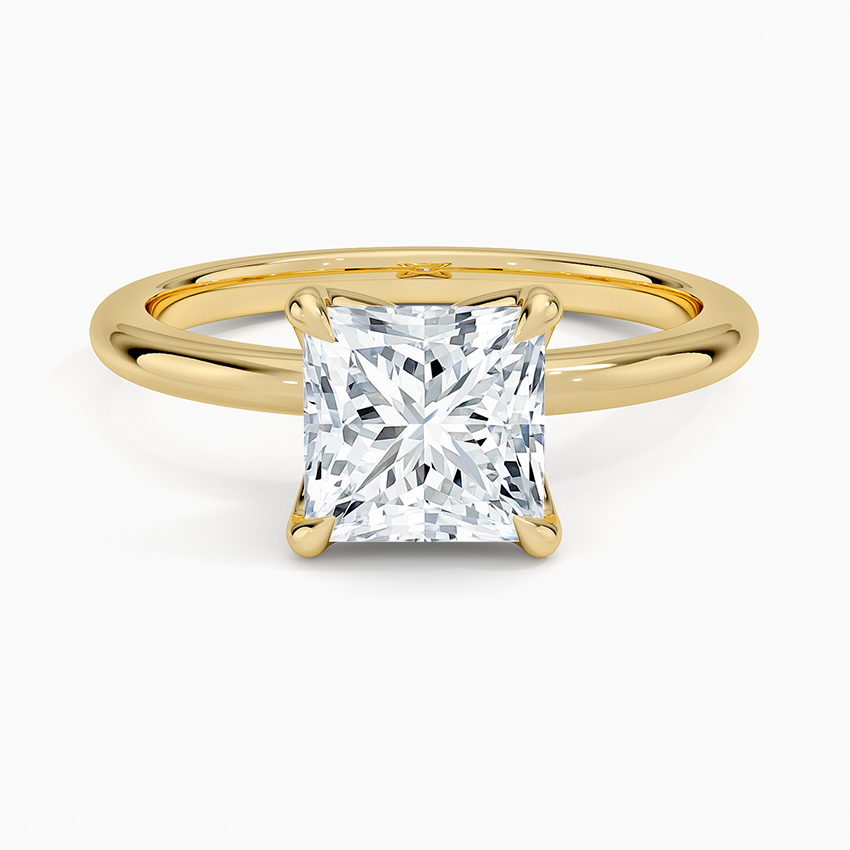 1.50ct Princess Cut Solitaire Diamond Wedding Ring