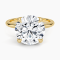 5ct Round Cut Solitaire Diamond Wedding Ring