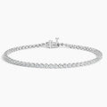 1ct Lab Diamond Silver Tennis Bracelet