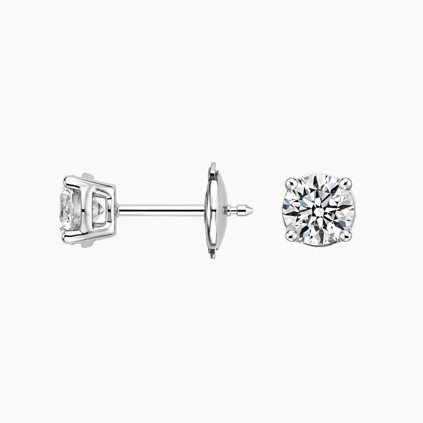 1ct Lab Diamond Earrings