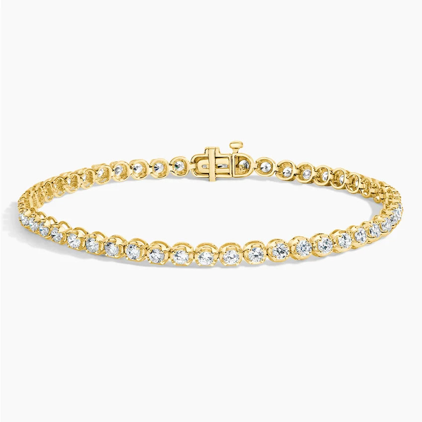 3ct Lab Diamond Silver Tennis Bracelet
