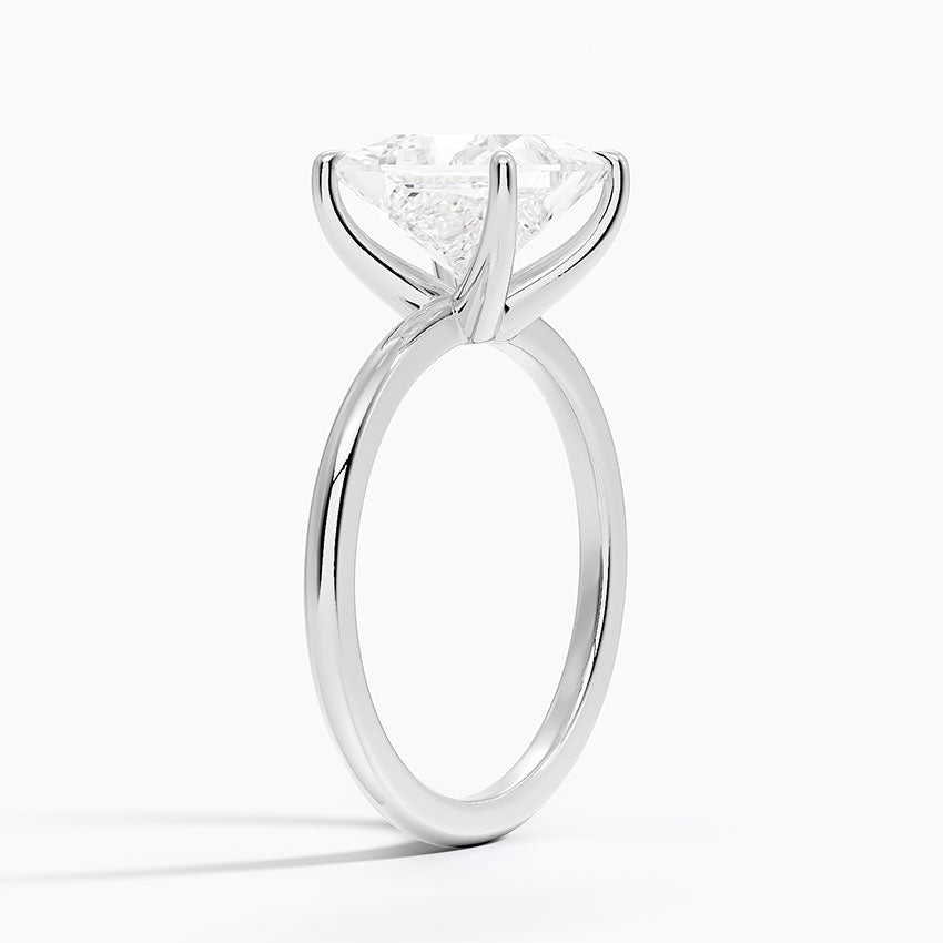 2ct Princess Cut Solitaire Diamond Wedding Ring