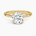 1.5ct Round Cut Solitaire Diamond Wedding Ring