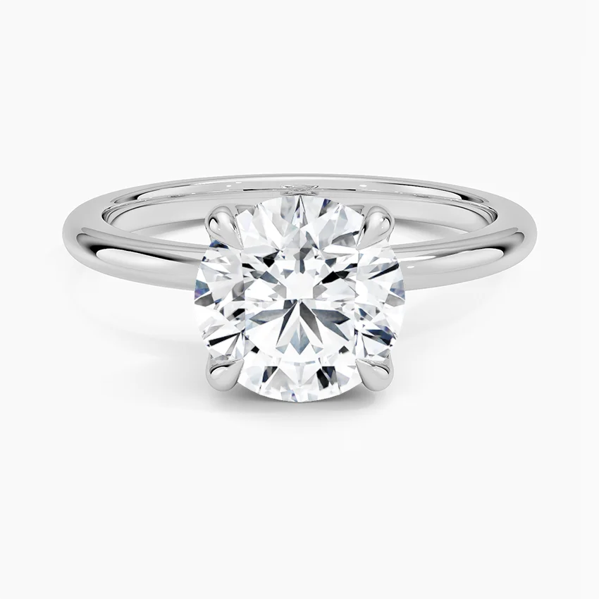 1ct Round Cut Solitaire Diamond Wedding Ring
