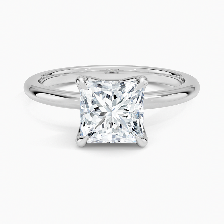 1.50ct Princess Cut Solitaire Diamond Wedding Ring