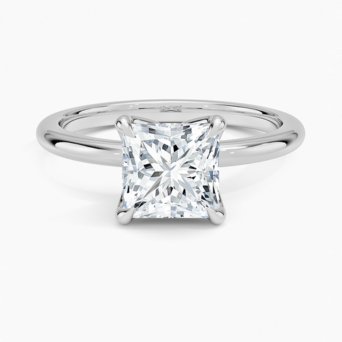 1.50ct Princess Cut Solitaire Diamond Wedding Ring