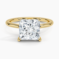 2.5ct Princess Cut Solitaire Diamond Wedding Ring