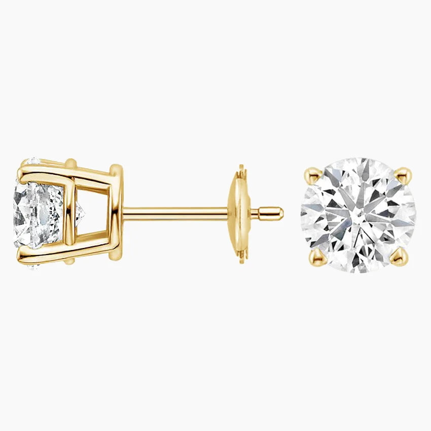 4ct Lab Diamond Earrings