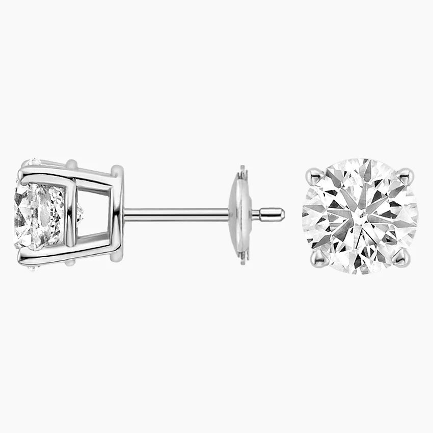 4ct Lab Diamond Earrings