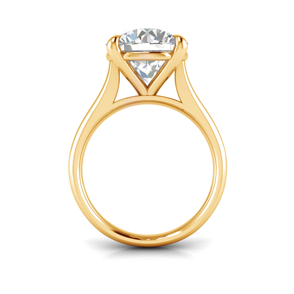 6ct Round Cut Solitaire Diamond Wedding Ring