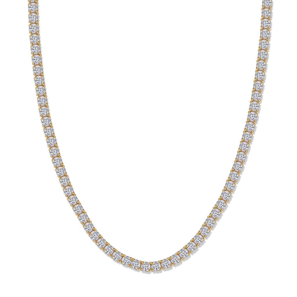 7cts Tennis Necklace 16in Round Cut Lab Grown Diamond