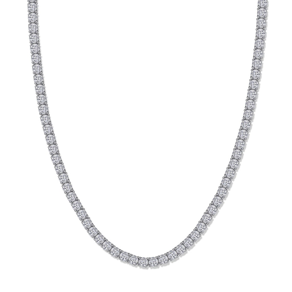 7cts Tennis Necklace 16in Round Cut Lab Grown Diamond