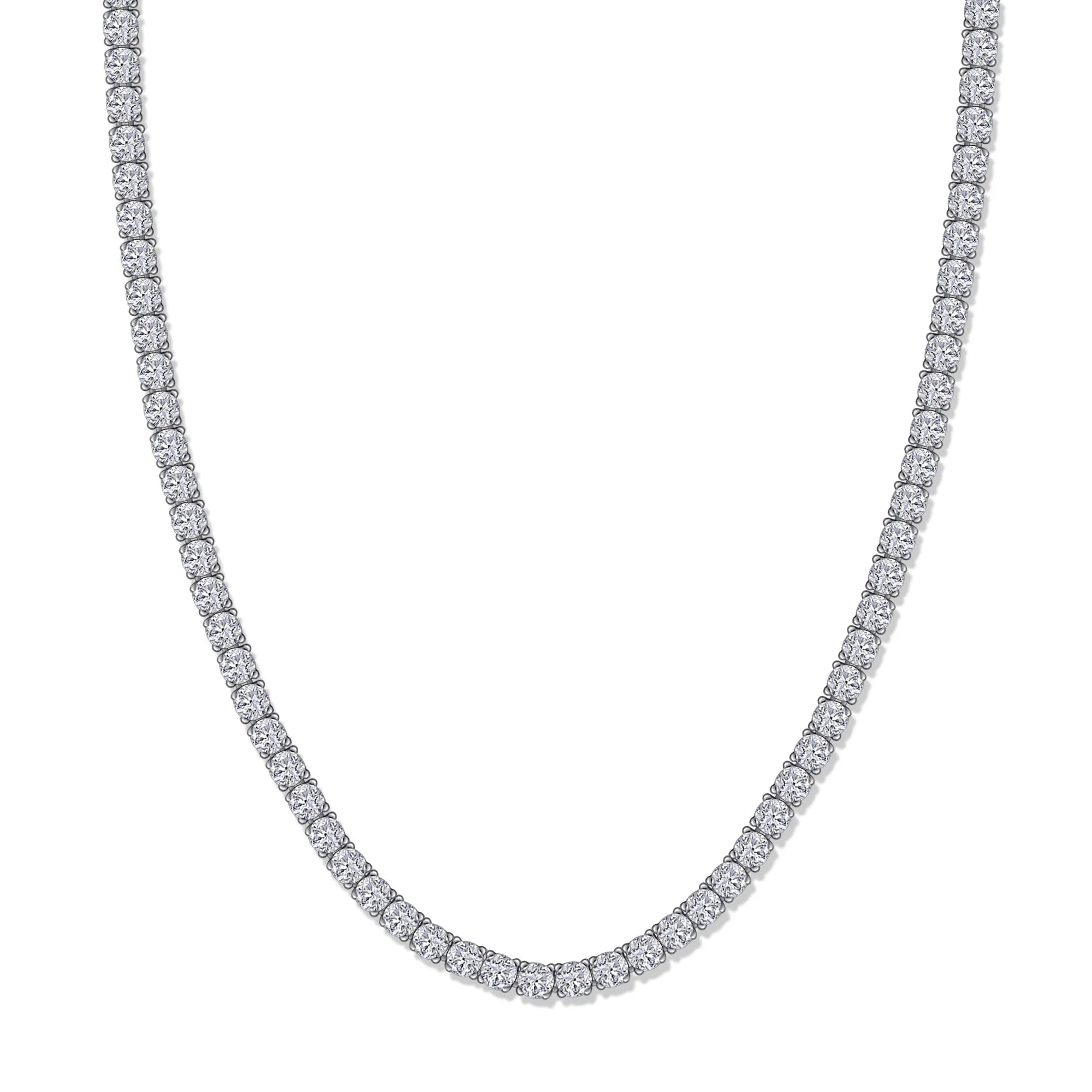 7cts Tennis Necklace 16in Round Cut Lab Grown Diamond