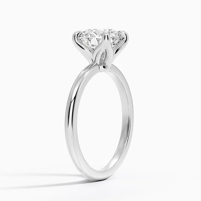 2ct Round Cut Solitaire Diamond Wedding Ring