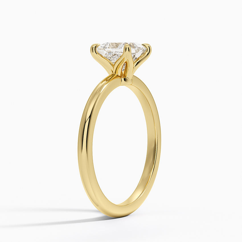 1ct Princess Cut Solitaire Diamond Wedding Ring