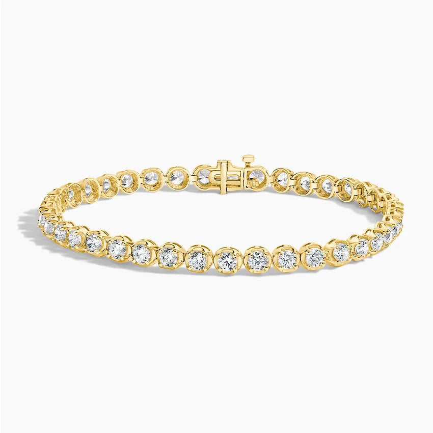 5ct Lab Diamond Silver Tennis Bracelet