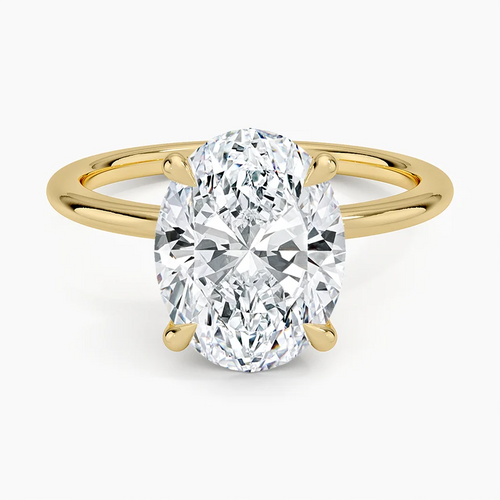 1.50ct Oval Cut Solitaire Diamond Wedding Ring