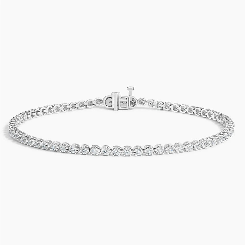1ct Lab Diamond Gold Tennis Bracelet