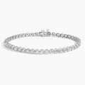 3ct Lab Diamond Gold Tennis Bracelet