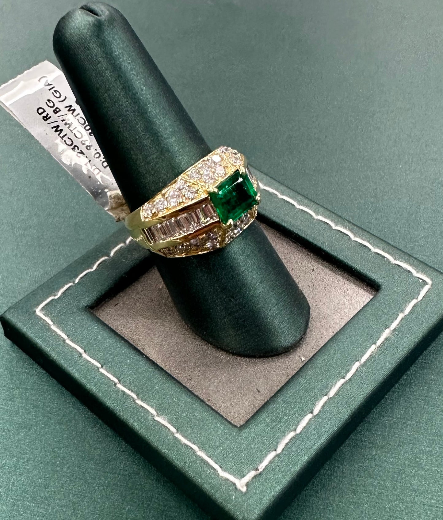 Emerald palace pinky ring