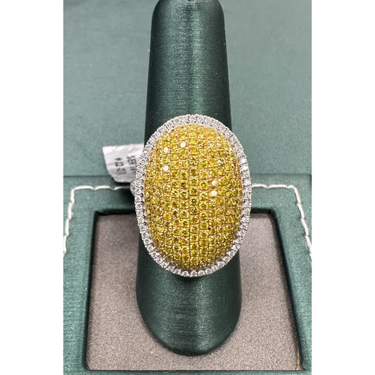 Yellow Diamond egg ring