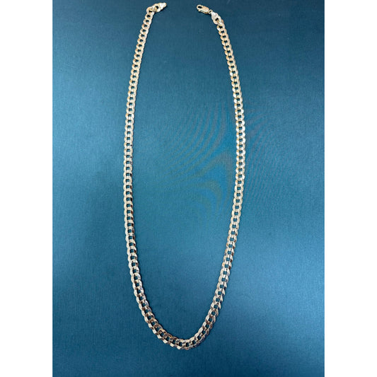Curb Link Chain 8.2mm 26 inches 14k