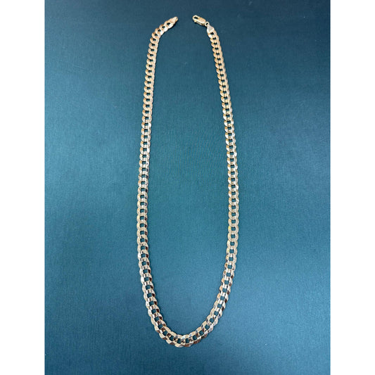 Curb Link Chain 7.5mm 18 inches 14k