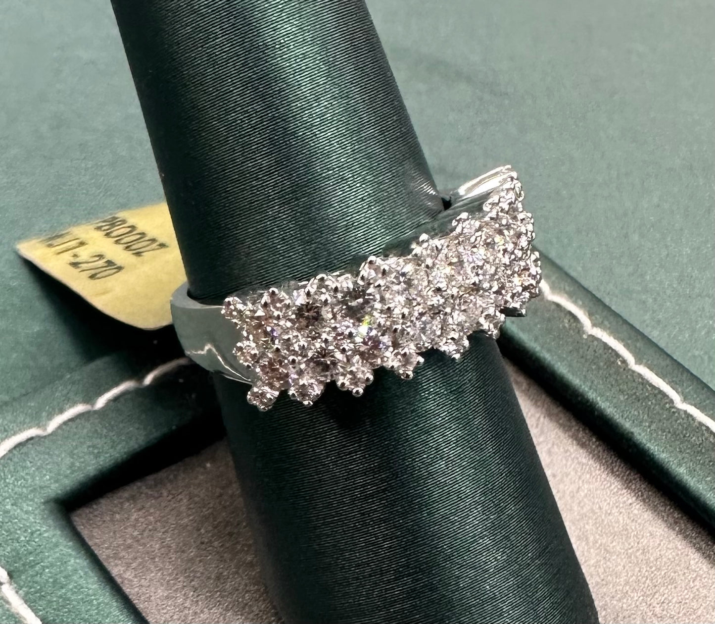 Triple diamond tiara ring