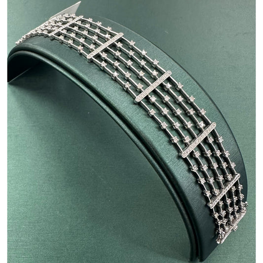Diamond star pattern bracelet