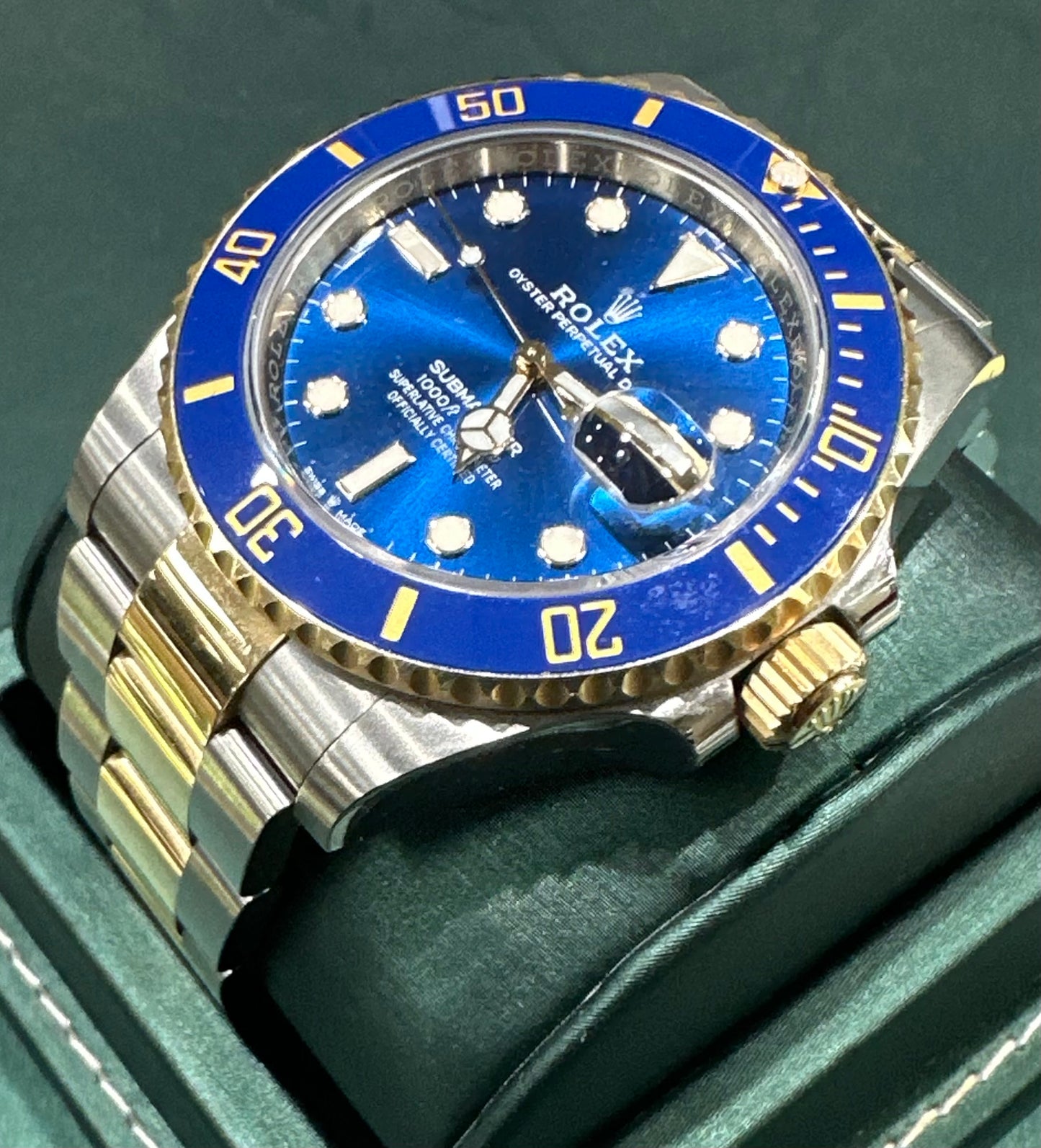 Rolex Submariner two tone blue dial 126618LB