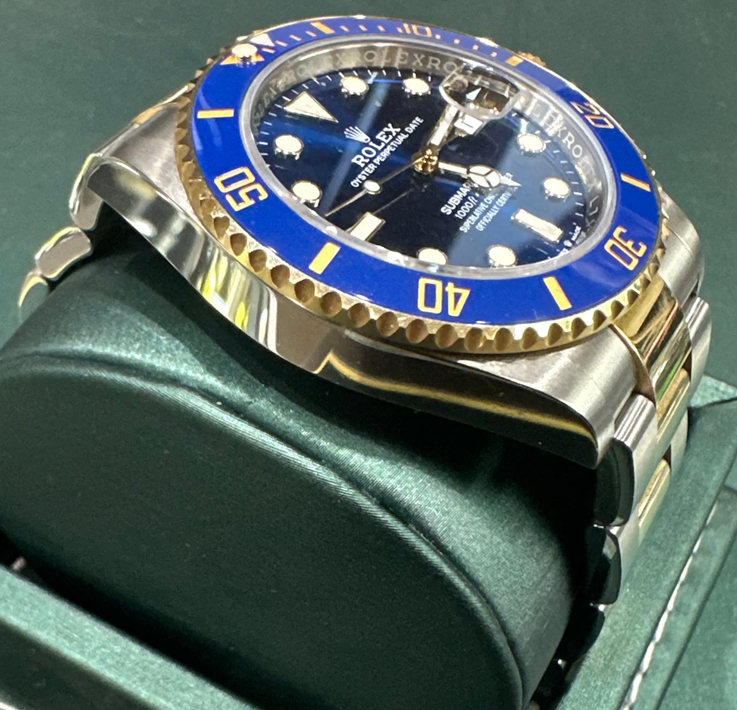 Rolex Submariner two tone blue dial 126618LB
