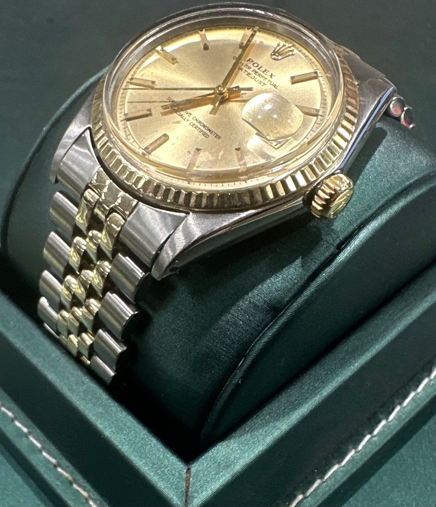 Rolex date jus 36mm two tone