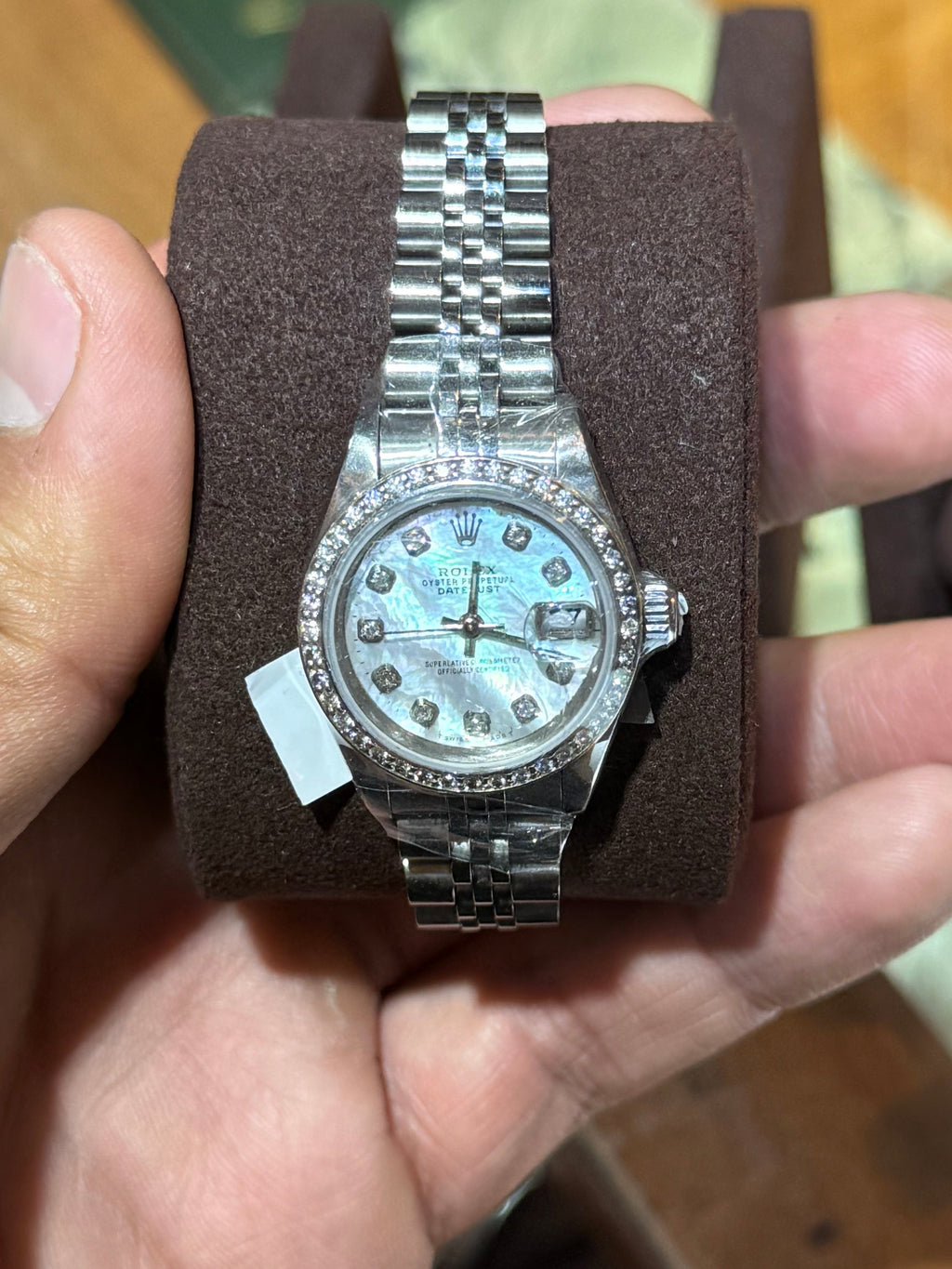 Rolex Datejust 26MM MOP Diamond Dial and Bezel w/ Box No Card 1991