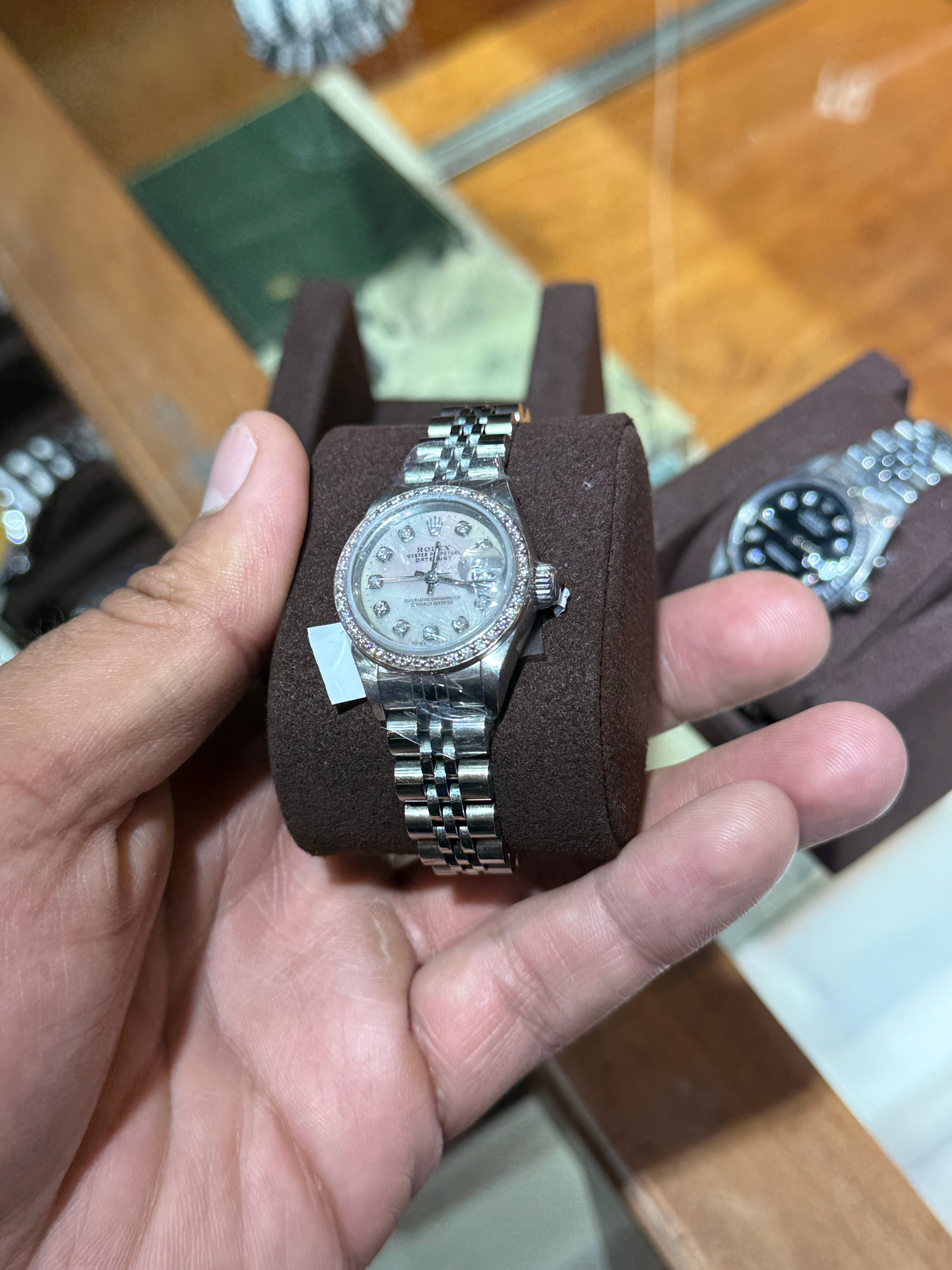Rolex Datejust 26MM MOP Diamond Dial and Bezel w/ Box No Card 1991