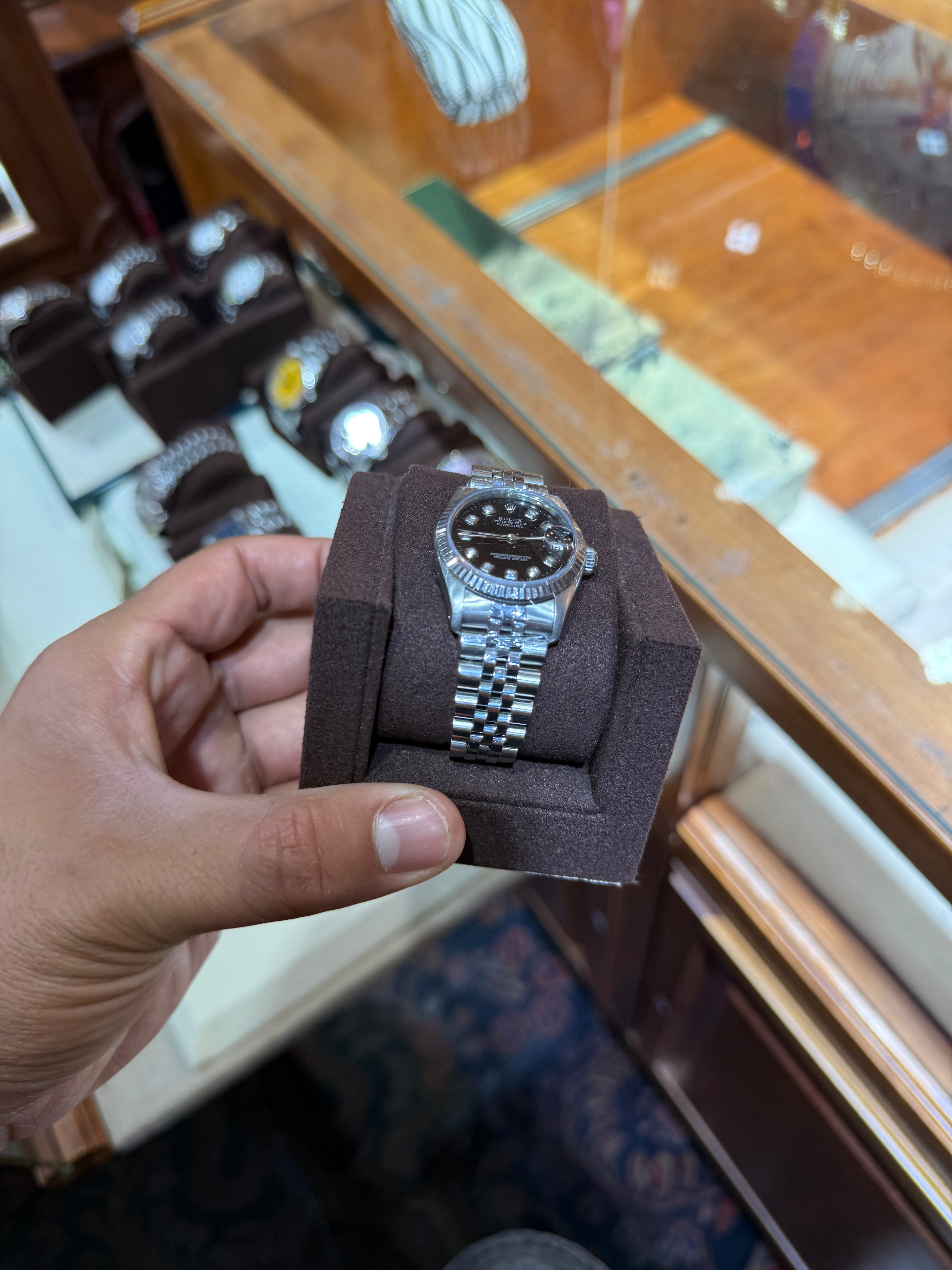 Rolex Datejust 31MM Black Diamond Dial w/ Box No Card