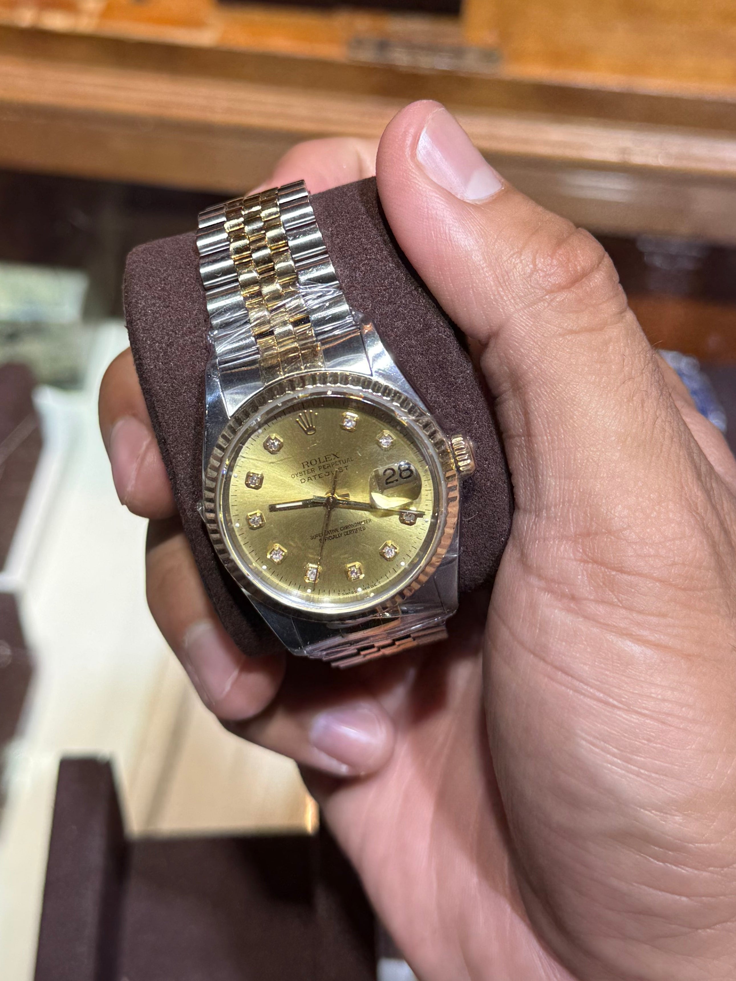 Rolex Datejust 36mm Diamond Dial w/ Box