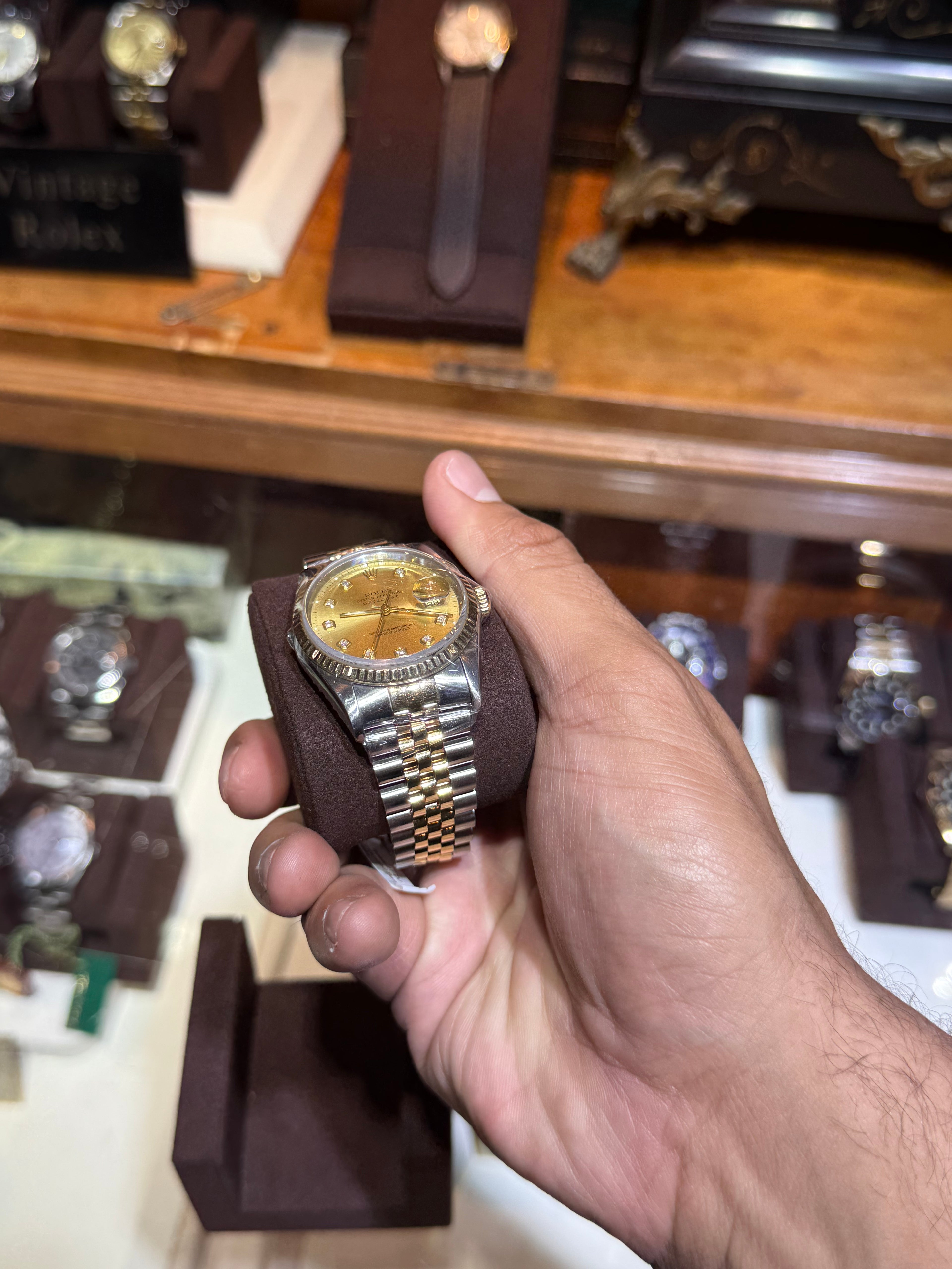 Rolex Datejust 36mm Diamond Dial w/ Box