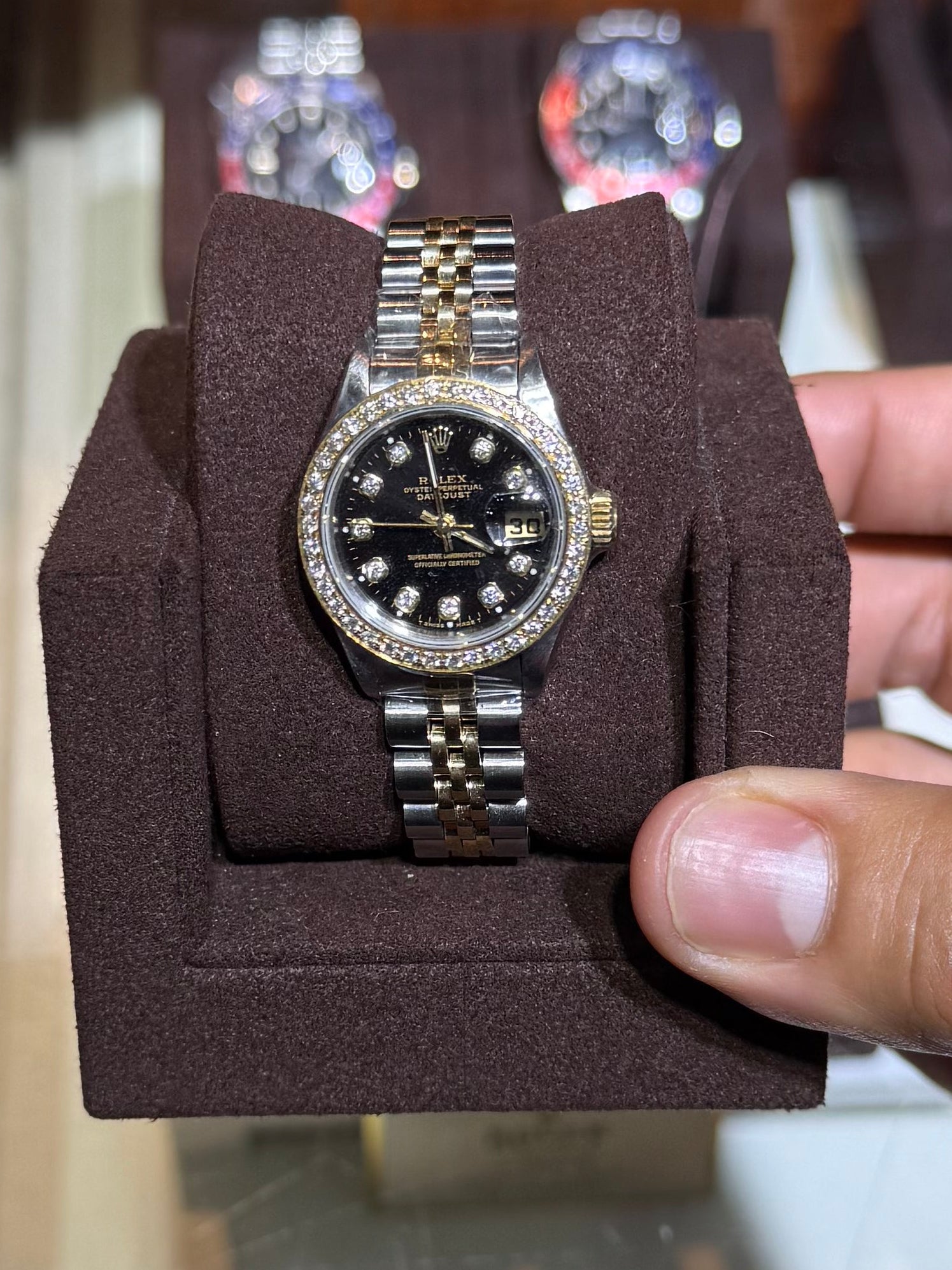 Rolex Datejust 26MM Two Tone Diamond Bezel w/ Box