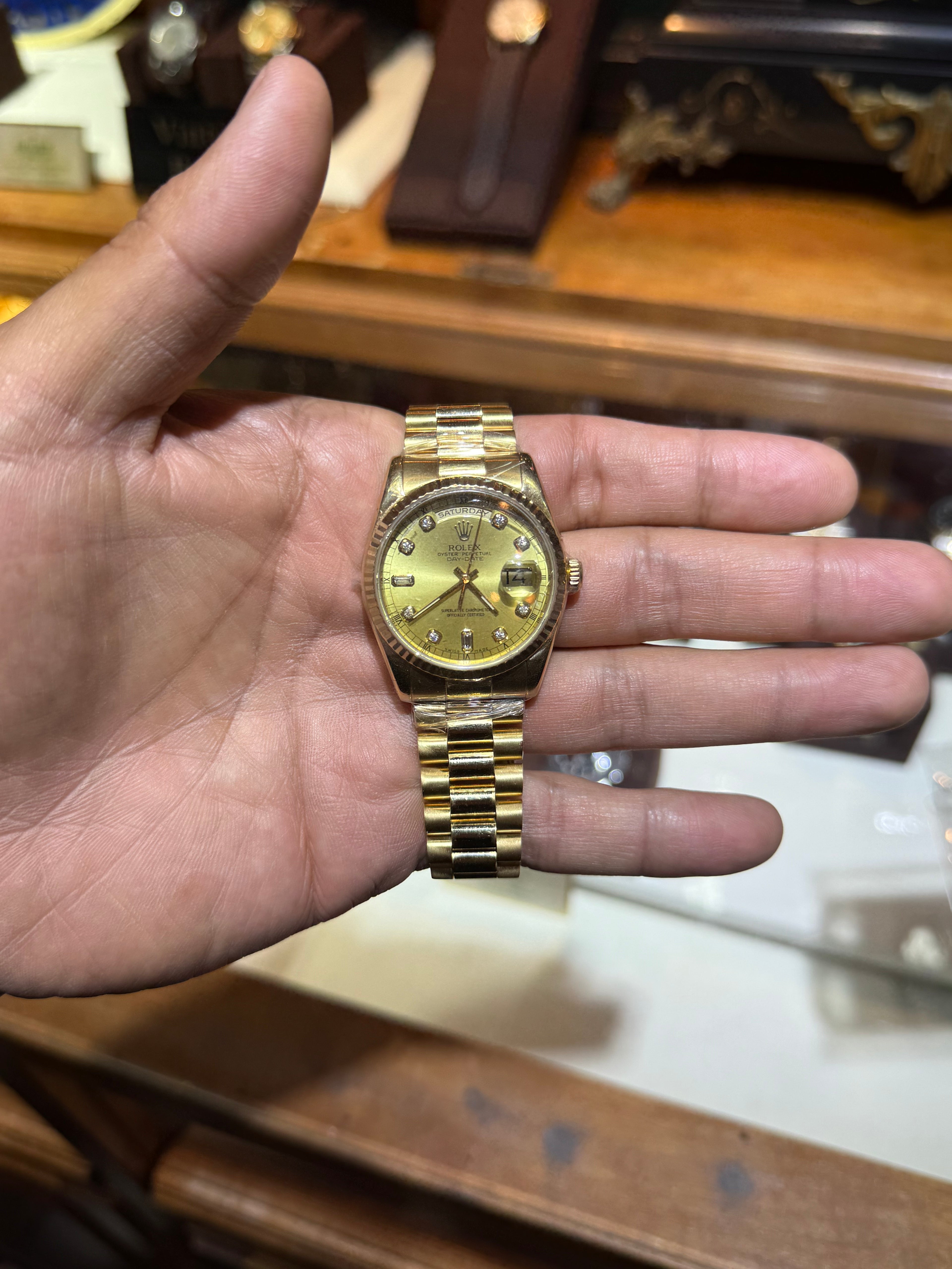 Rolex Day Date 36MM Box and Card Complete