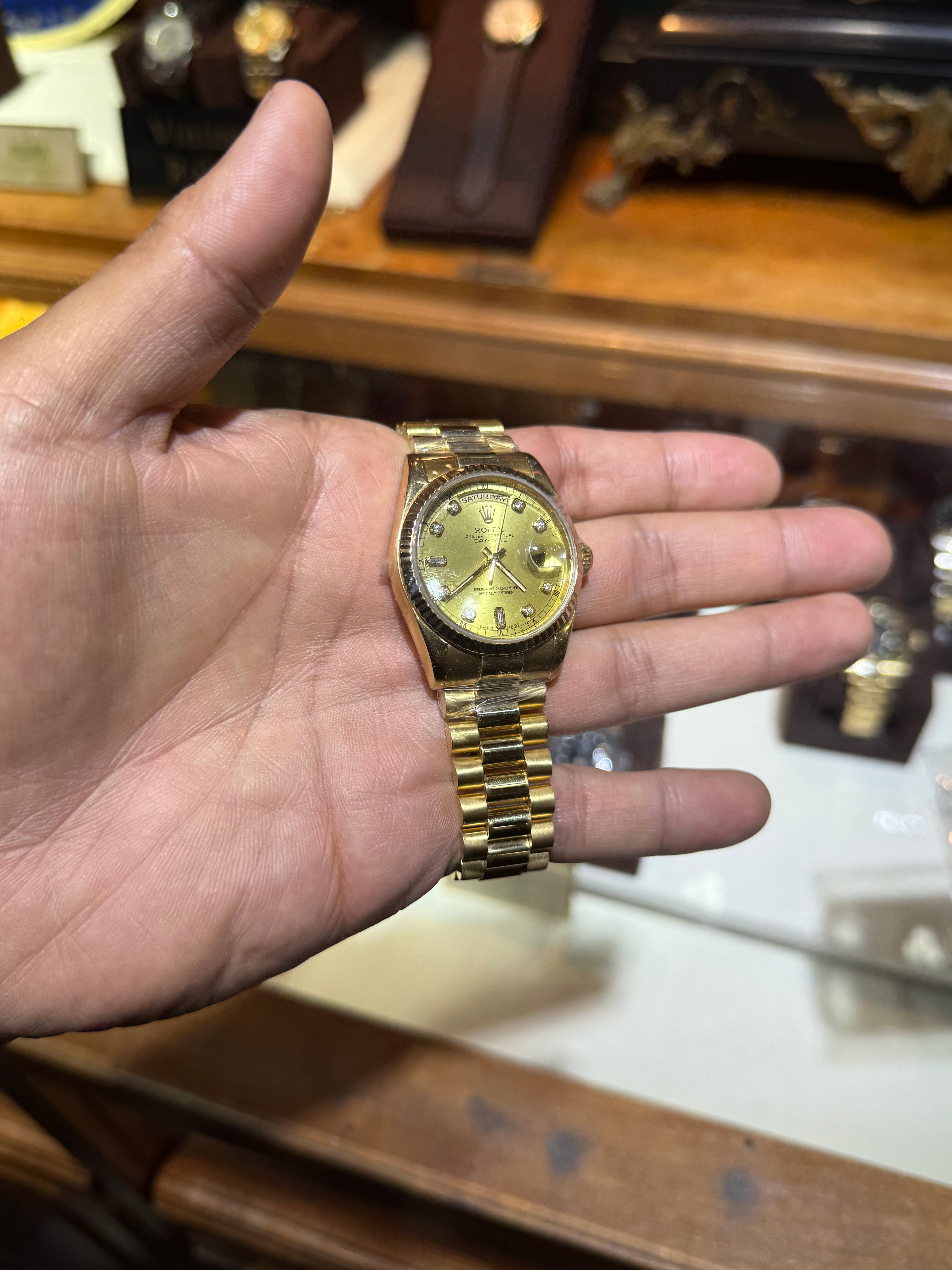 Rolex Day Date 36MM Box and Card Complete