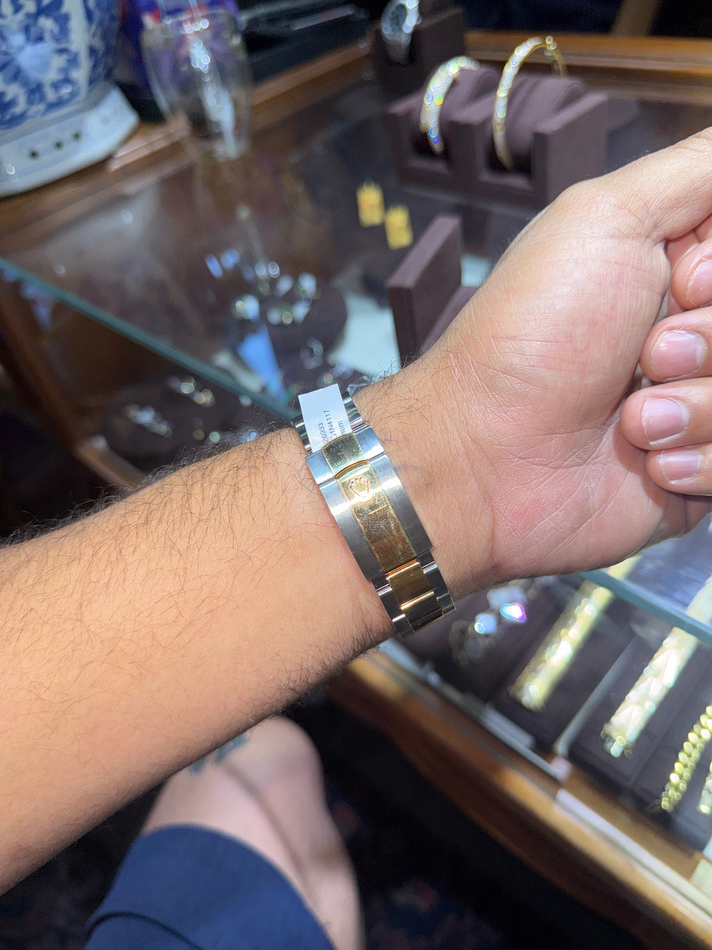 Rolex Sky Dweller Two Tone Diamond Bezel Box Only