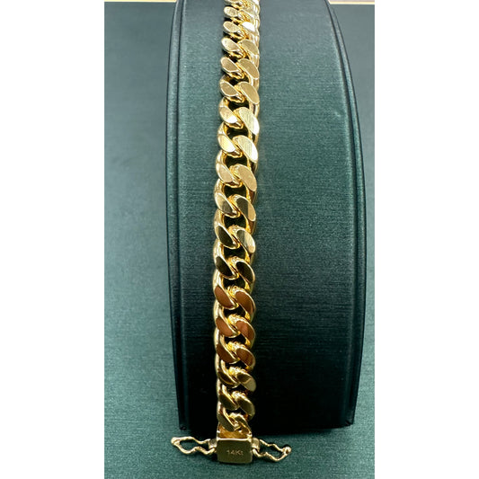Cuban Link Bracelet 14k 8.6mm