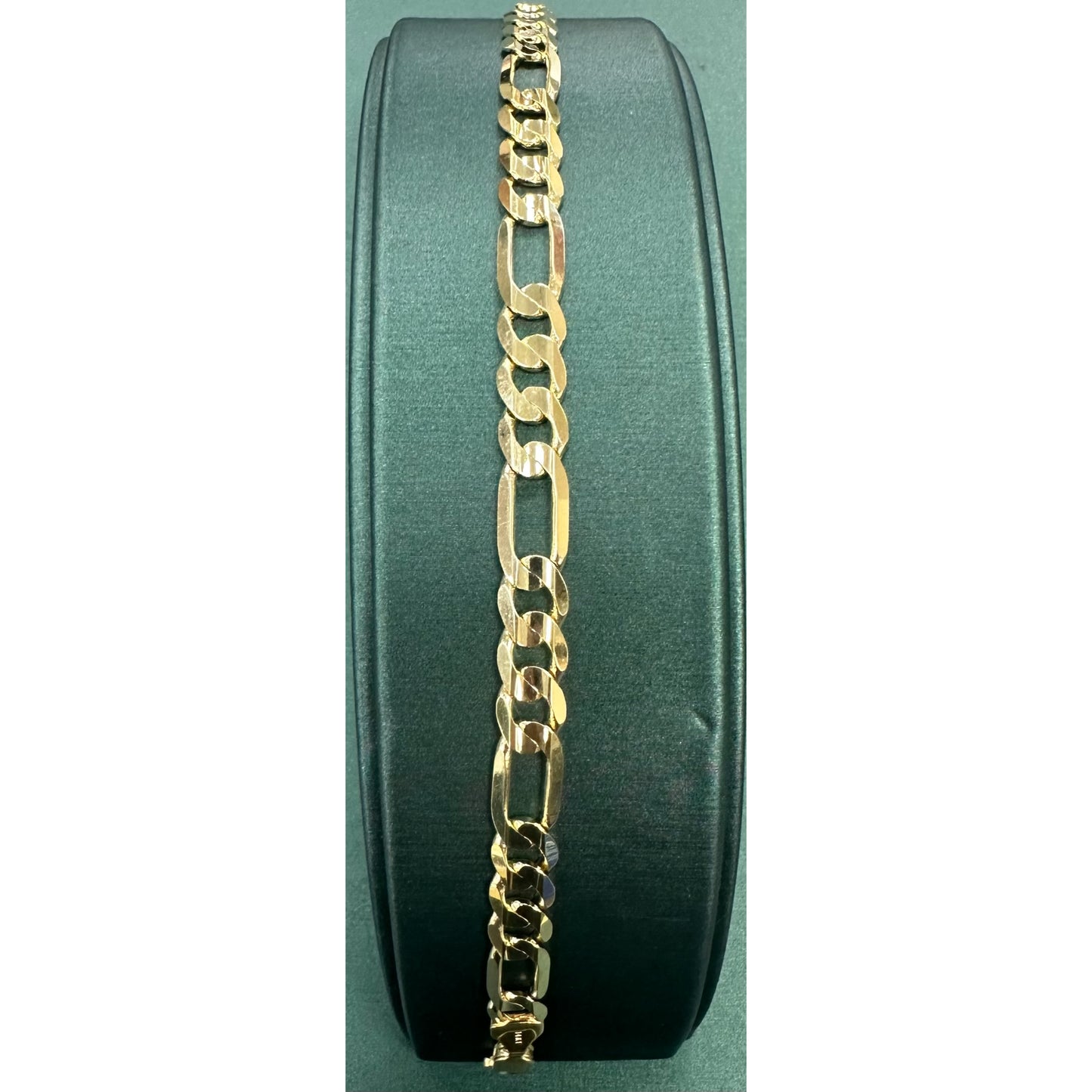 Figaro Bracelet 14k 7mm