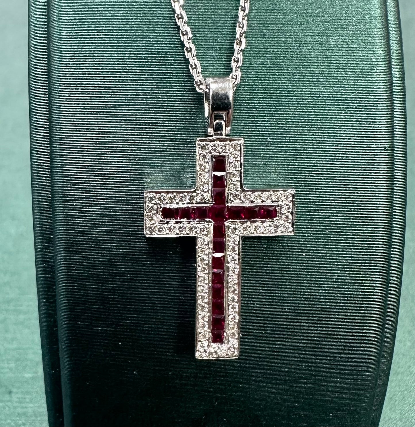 The blood of Christ diamond pendant