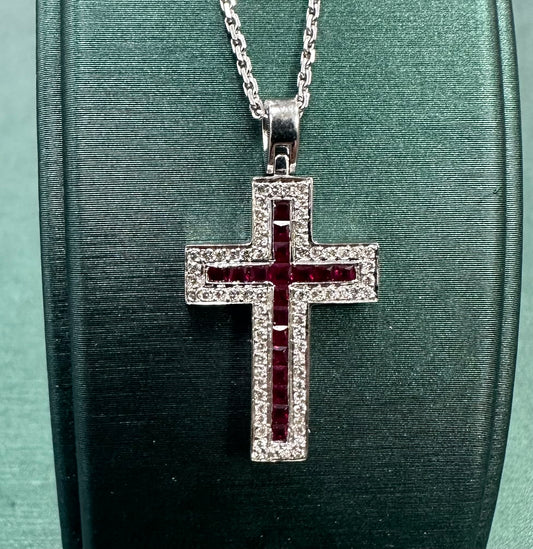 The blood of Christ diamond pendant