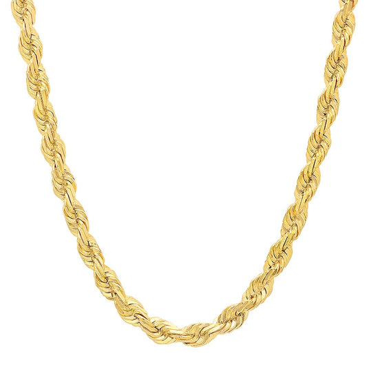 Rope Chain 5.0mm 24 inches 14k
